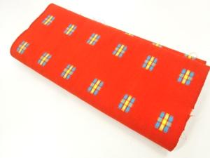 アンティーク　抽象模様着尺反物